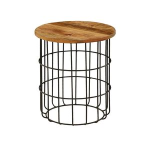 New Arrival <b>Round</b> Metal End <b>Table</b> Modern Nightstand Weather Resistant Side <b>Table</b> for <b>Small</b> Spaces Living Room Bedroom - Product Image 6