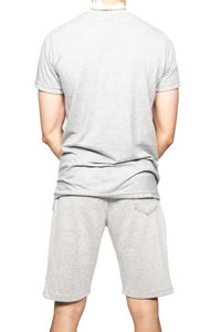 Ensemble Homme Personnalisé OEM 2026 – Tenue d'Été avec Logo Personnalisé – Ensemble 2 Pièces Short et T-shirt pour Homme - Product Image 3