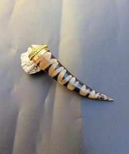 Collar con Colgante de Cuerno de Búfalo para Mujer, Color Natural, Collares de Cuerno en Forma de Luna Creciente, Joyería Nueva en Oferta - Product Image 3