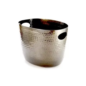 Superior Metal <b>Ice</b> Beverage Tub Stainless Steel Party <b>Cooler</b> Bucket Wine Beer Chiller Tub for Party Serving - Product Image 3