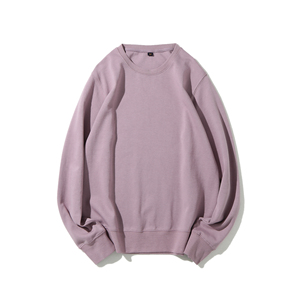 High Quality Solid Color Sweat Shirt <b>Men</b> Drawstring <b>Waist</b> Blank Heavy Fleece Pullover Durable Blend Top <b>Bag</b> - Product Image 1