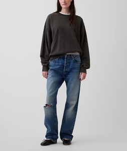 Sudadera con Capucha Extra Grande de Marca Personalizada, Lavado Ácido, Alta Calidad, 100% Algodón, Diseño Vintage Recortado para Hombre y Mujer - Product Image 4