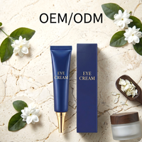 Envase de Crema para Ojos OEM ODM con Tapa Acrílica Personalizada, Cuidado de la Piel Ultra Hidratante, Niacinamida Coreana Antiarrugas para Ojeras