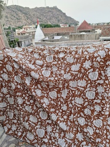 <b>Vintage</b> Bohemian Kantha <b>Quilt</b> Eco-Friendly Handmade Embroidered Reversible Cotton Filling All-Season Washable Home Hotel Use - Product Image 1