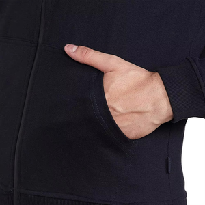 Nouveaux survêtements pour hommes, style vintage, 100% coton, confortables, décontractés, respirants, en molleton uni, personnalisables en gros, avec logo sur le devant - Product Image 5