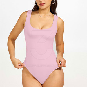 Breathable Women <b>Bodysuits</b> Knitted Fabric Skinny Fit Casual Durable Stretch Soft Feel Comfortable Premium Everyday Performance - Product Image 2