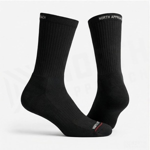 Chaussettes de randonnée respirantes noires North Approach pour adultes, saison automne - Product Image 3