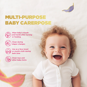 Lingettes Sèches Multifonctionnelles Tropicales Mamamy, 160 Pièces, Serviettes de Bain en Tissu Non-Tissé Compressées, Soins Multi-Usages pour Bébés - Product Image 2