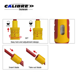 TAIWAN CALIBRE VDE <b>Interchangeable</b> Insulated Torque <b>Screwdriver</b> <b>Set</b> - Product Image 3