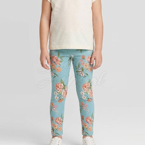 Leggings Modernos para Niñas, Cintura Elástica, Diseño Sólido, Suave y Flexible, Comodidad Durante Todo el Día, para la Escuela, Actividades al Aire Libre e Interiores - Product Image 3