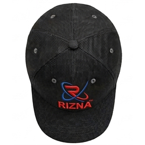 Gorra de Béisbol RIZNA de Mezclilla Twill, 6 Paneles, Ajustable, Unisex, Estilo Casual Vintage, Lavada, con Logotipo Bordado en 3D en el Panel Frontal, Azul, Algodón, Metal - Product Image 3