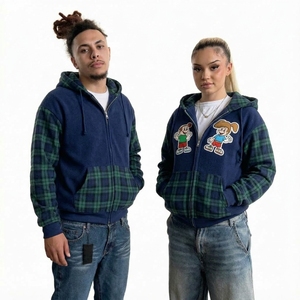Sweat à capuche vintage brodé 100 % coton, 420 g/m², en tissu éponge anti-rétrécissement, coupe oversize, effet vieilli et délavé à l'acide, pour homme, vente en gros sur mesure - Product Image 4
