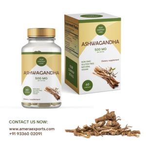 Extrait de plantes le plus vendu fournisseur d'aliments de santé de bonne qualité 100% poudre d'extrait de racine d'Ashwagandha pure et naturelle d'Inde - Product Image 4