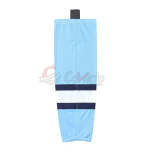 Chaussettes de hockey sur glace de haute qualité, design d'équipe personnalisé, chaussettes athlétiques anti-humidité pour usage sportif professionnel - Product Image 2