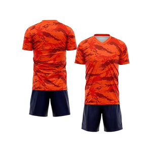 Uniforme de Fútbol Personalizado para Equipos, Conjunto de Camiseta y Pantalones Cortos, Fabricante OEM ODM, Ropa Deportiva Transpirable con Gestión de Humedad - Product Image 5