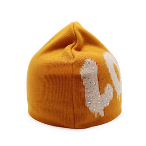 Gorros de Invierno de Acrílico con Diamantes de Imitación Brillantes, Gorros de Invierno de Lujo con Pedrería, Venta al Por Mayor de Fábrica - Product Image 3
