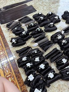 Extensions vietnamiennes 100% vierges, brutes, non traitées, super double trame, double trame machine, boucles œuf, qualité Remy, haute qualité - Product Image 3