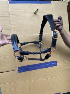 Equipo Ecuestre de Alta Calidad: Cabestro y Brida de Cuero Vacuno Suave Teñido en Tambor, Estilo Australiano - Product Image 4