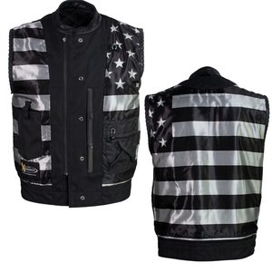 Gilet de motard en cuir véritable pour homme, mode automne-hiver, sans manches, coupe-vent, respirant, pour la conduite à moto, sur mesure - Product Image 6