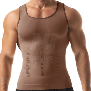 Breathable Athletic Training Top Lightweight Stretch Daily Fitness Sleeveless <b>Compression</b> <b>Shirt</b> - Product Image 3