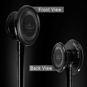 Estetoscopio Digital de Doble Cabeza Otica All Black con 1 Año de Garantía para Estudiantes de Medicina y Médicos, Manual, de Plástico - Product Image 2