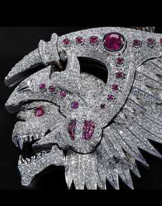 Colgante de Lujo con Alas de Ángel Grabadas en Plata de Ley 925 Bañada en Oro, con Moissanita VVS Engastada en Garra, Estilo Hip Hop, Diamantes Dvars para Hombre - Product Image 6