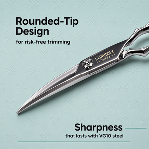 Premium Pet Grooming <b>Scissors</b> Set – Made from High-Quality Stainless Steel, Professional <b>Dog</b> & Cat Hair Cutting Kit with Case - Product Image 4