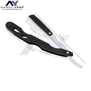 Rasoirs droits professionnels pour hommes en acier inoxydable 100% de qualité supérieure, rasoirs de barbier classiques à bord droit pour le rasage et l'entretien de la barbe - Product Image 5