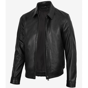 2026 OEM Most Demanding Genuine Black Cowhide Leather <b>Jackets</b> For Men's 100% High Quality Low MOQ Winter Fashion <b>Heated</b> <b>Jackets</b> - Product Image 5