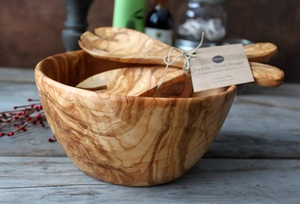 Tazón de madera, cuenco de madera, tazones, tazón para ensalada, regalo de madera, regalo de cumpleaños, regalo para ella, regalo para él, regalo de cocina, regalo de Navidad - Product Image 2