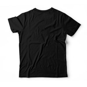 เสื้อยืดแขนสั้นสีดำสำหรับผู้ชาย พิมพ์ลายโครงกระดูกเต้นรำ คอกลม ทรงปกติ ผ้าคอตตอนเจอร์ซีย์ ลายการ์ตูน - Product Image 4