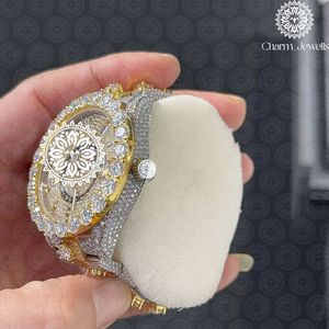 Charm_Jewells Luxury Stainless Steel <b>Watch</b> Round Case 40mm Analog Quartz Sapphire Crystal Luminous Women Fashion - Product Image 2