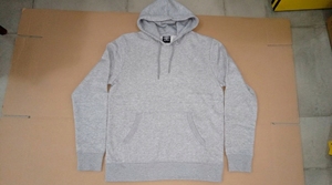 Sudadera con Capucha Verde de Manga Larga, Color Sólido, Algodón, Corte Regular, Unisex para Adultos, Todas las Temporadas, Prenda Informal - Product Image 3
