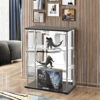 Vitrine de collection moderne en verre trempé TMG-G166 de qualité supérieure pour bar à domicile, salon, appartement, entrée, hôtel, meuble de présentation