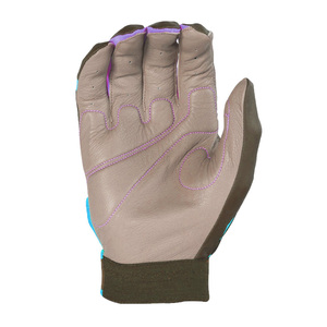 Gants de frappe en cuir unisexes pour adultes, violet, bleu, marron, rembourrés, pour jeunes, gants de sport de softball avec design et taille personnalisés - Product Image 6