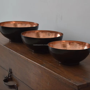 ชุดชามทำเล็บเท้าทองแดงหรูหราและสีดำแบบพกพาสำหรับนวดตัวและผ่อนคลายเท้าของตกแต่งบ้าน - Product Image 1