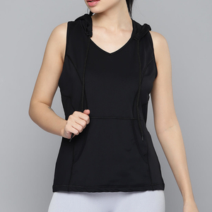 MANTIC ENTERPRISES เสื้อกล้ามมีฮู้ดพิมพ์ลาย โพลีเอสเตอร์ 100% แห้งเร็ว สวมใส่สบาย เหมาะสำหรับออกกำลังกายและสวมใส่สบายๆ - Product Image 1