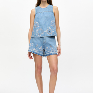 Shorts en jean vintage pour femme, taille mi-haute, respirants et imperméables, pour le streetwear, en matière de qualité supérieure, nouveau modèle, prix abordable - Product Image 1