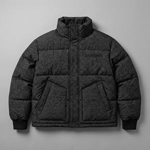 เสื้อแจ็คเก็ตพัฟเฟอร์สีดำสำหรับผู้ชาย |   เสื้อแจ็คเก็ตสตรีทแวร์กันหนาวแบบมีฉนวน |   ผู้ผลิตเสื้อผ้ากันหนาวแบบ OEM ฉลากส่วนตัวตามสั่ง - Product Image 1