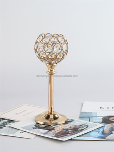 Portavelas de Hotel de boda con decoración de Metal portavelas de cristal europeo - Product Image 1