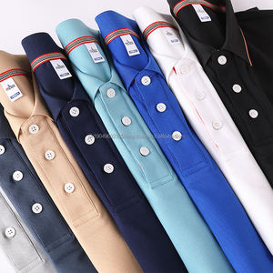 Polo Casual de Manga Corta de Algodón de Alta Calidad para Hombre con Logotipo Bordado, Camiseta Polo de Golf Lisa - Product Image 4