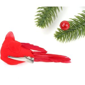 Set di 12 Mini Uccelli Cardinali Artificiali Rossi per Decorazioni Natalizie, Ghirlande e Ornamenti per Albero di Natale - Product Image 2
