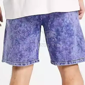 กางเกงขาสั้นยีนส์ฟอกสีดีไซน์ใหม่ขายดีสำหรับผู้ชาย MOQ ต่ำ ขายส่งกางเกงขาสั้นยีนส์ฟอกสีสำหรับผู้ชาย - Product Image 6