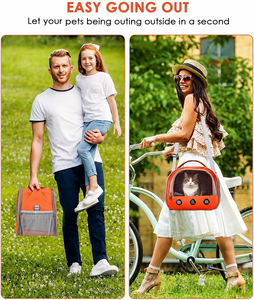 <b>Cat</b> Mini <b>Backpack</b> OEM ODM Custom Logo Breathable Portable Pet Carrier <b>Backpack</b> Direct Manufacturer - Product Image 3