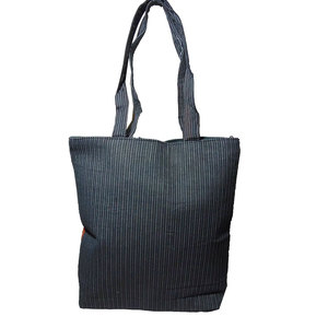 High Quality Large Capacity <b>Canvas</b> Beach Bag Lightweight Durable Zipper Block Print Styles Eco Friendly Dual Handles Wholesale - Product Image 2