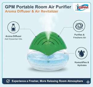 Revitaliseur d'air haut de gamme au design moderne, compact, portable et facile à utiliser, assurant une qualité d'air saine pour les espaces domestiques et hôteliers - Product Image 3