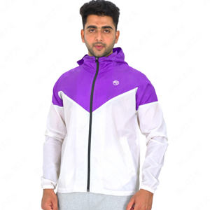 Veste coupe-vent à capuche 3D haute performance pour homme, coupe-vent respirant, coupe-vent, grande taille, avec fermeture à glissière, motif imprimé - Product Image 1