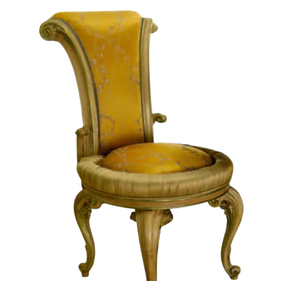 ชุดโต๊ะรับประทานอาหารรูปวงรีไม้สักแท้สีทองหรูหรา ดีไซน์ยุโรปคลาสสิก ทนทาน เป็นมิตรกับสิ่งแวดล้อม เหมาะสำหรับโรงแรม - Product Image 6