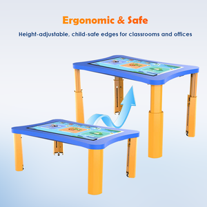 Tavolo <span class=keywords><strong>da</strong></span> Gioco Smart con Schermo Touch <span class=keywords><strong>da</strong></span> 43 Pollici, Sollevamento Manuale, Tavolo Interattivo Digitale Multi-Touch per Bambini, Tavolino <span class=keywords><strong>da</strong></span> Caffè - Product Image 4