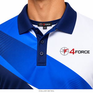 Polo pour homme de qualité supérieure, impression par sublimation sur toute la surface, tissu performant doux, séchage rapide, évacuation de l'humidité, confortable - Product Image 5